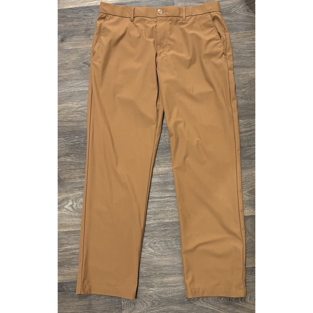 Callaway OPTI-DRI Men's Golf Khaki Pant Flat Front 36x32 Golfcore athleisure